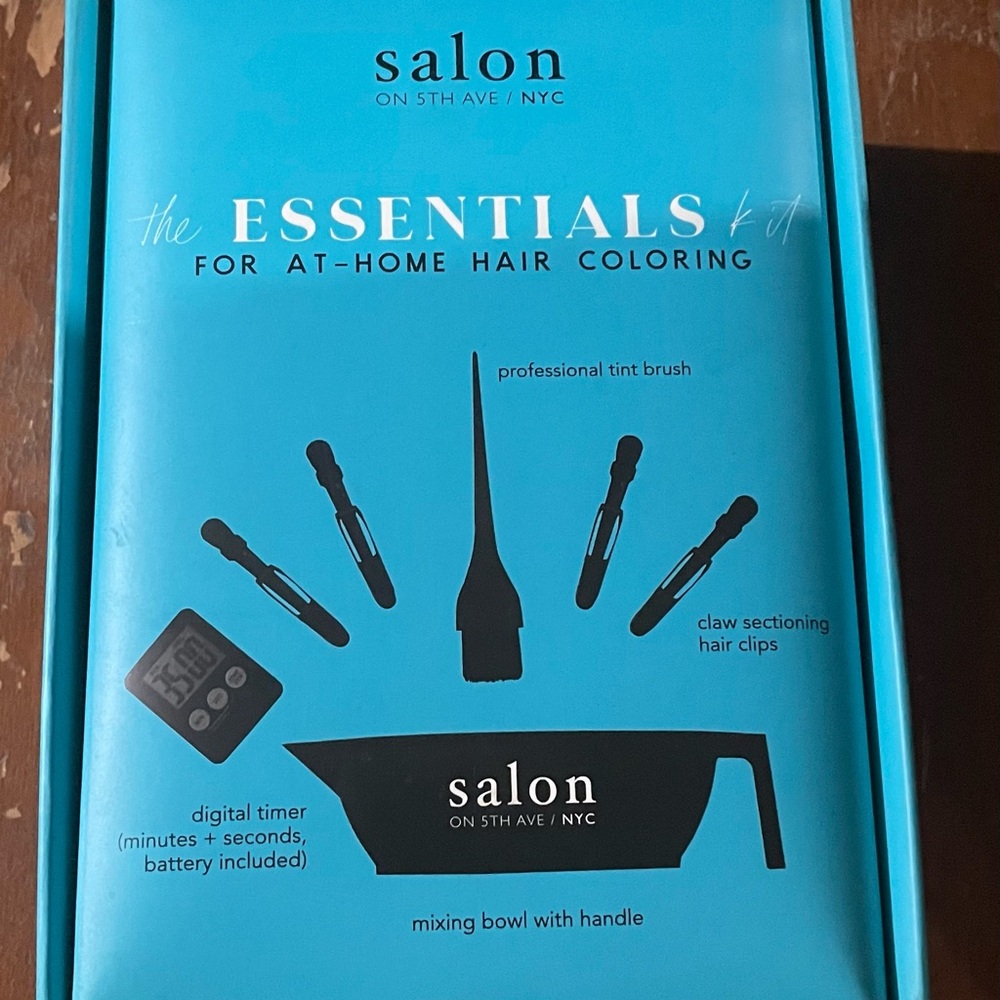 Salon Essentials At Home Hair Coloring Kit Bundle